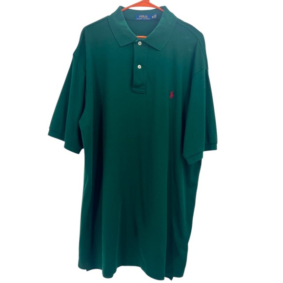 Ralph Lauren Classic Green Polo Shirt - Picture 1 of 3